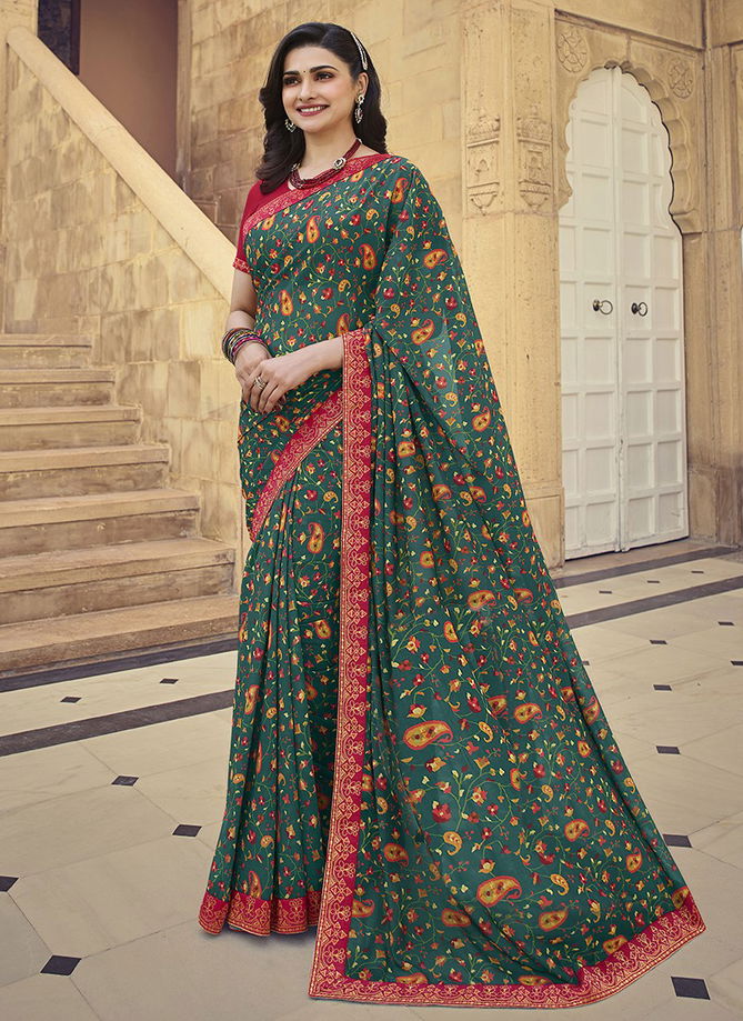 Starwalk 63 Latest Fancy Party Wear Designer Georgette Printed Saree Collection